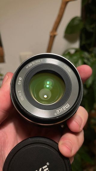 Objetivo Meike 50 mm f / 2.0 49Ø Canon eos M