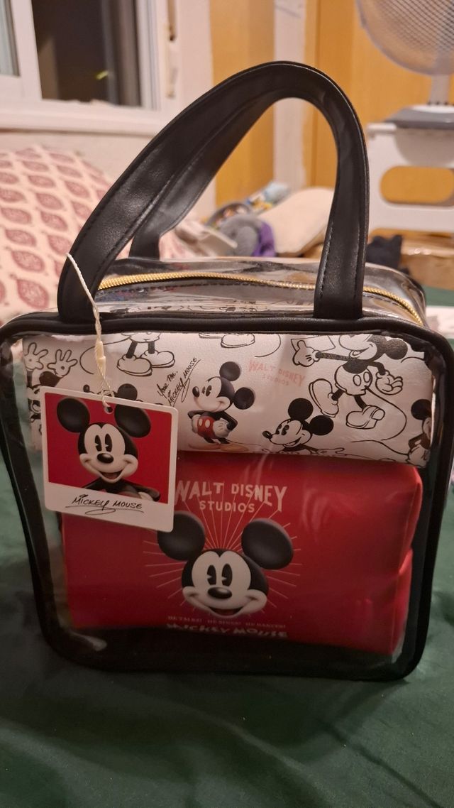 Neceser Mickey Mouse - 3 piezas