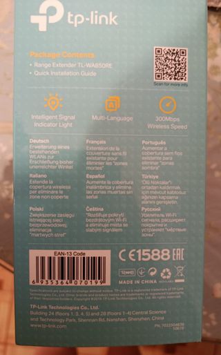 Extensor de Rango Wi-Fi Tp-link 300Mbps