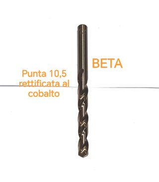 Punta trapano 10,5mm Beta - Cobalto