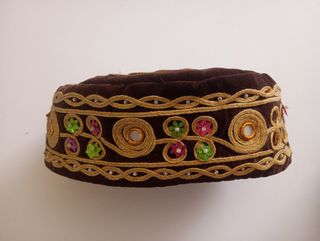 Cappello arabo originale colore marrone 
