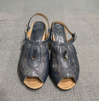 Sandalias Pitillos mujer azules