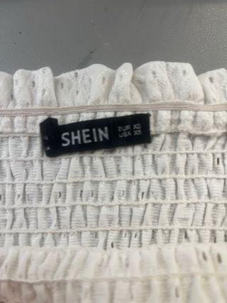 Top blanco SHEIN XS