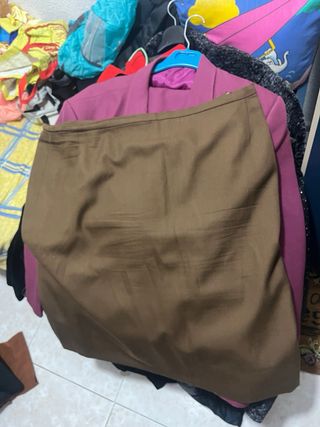 Traje chaqueta verde oliva