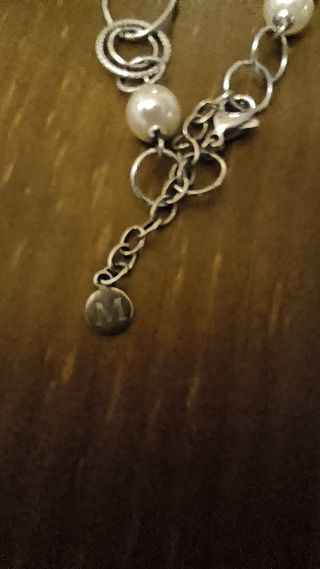 Gargantilla y pendientes plata
