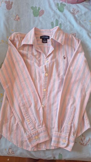 Camisa Ralph Lauren rayas rosa
