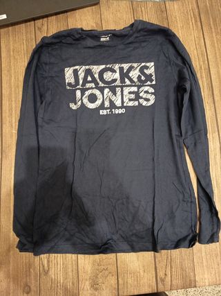Camiseta Jack&Jones manga larga azul