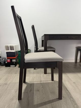 Mesa comedor Ikea Ekedalen marrón oscuro