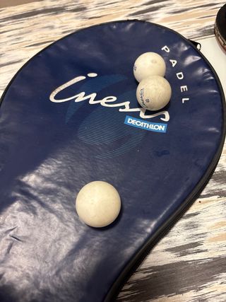 5 Palas Ping Pong + 3 Pelotas + Funda