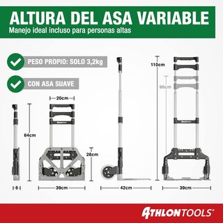 Carretilla plegable Atolón Tools