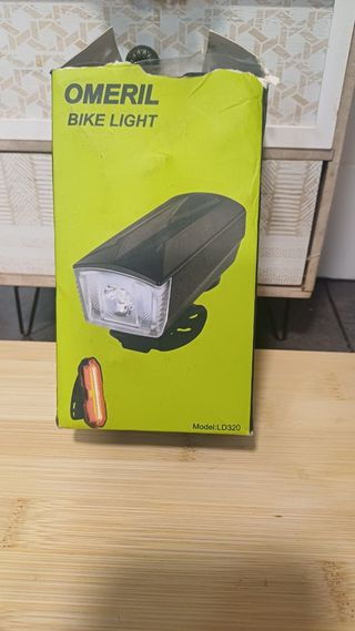 Luz bici Omeril LD320 - delantera y trasera