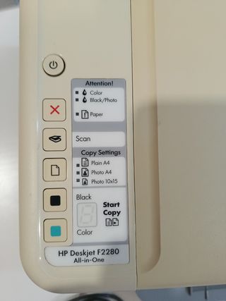 Impresora HP Deskjet F2280 - Multifuncional