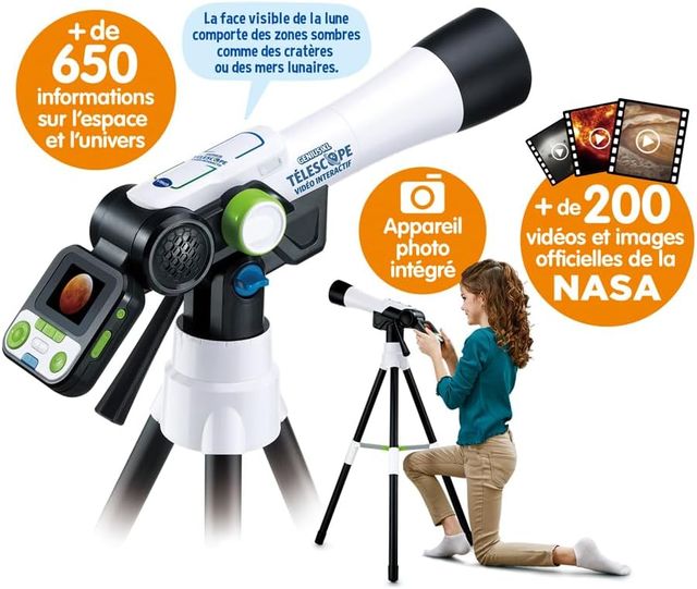 VTech Genius XL - Telescopio de vídeo Interactivo