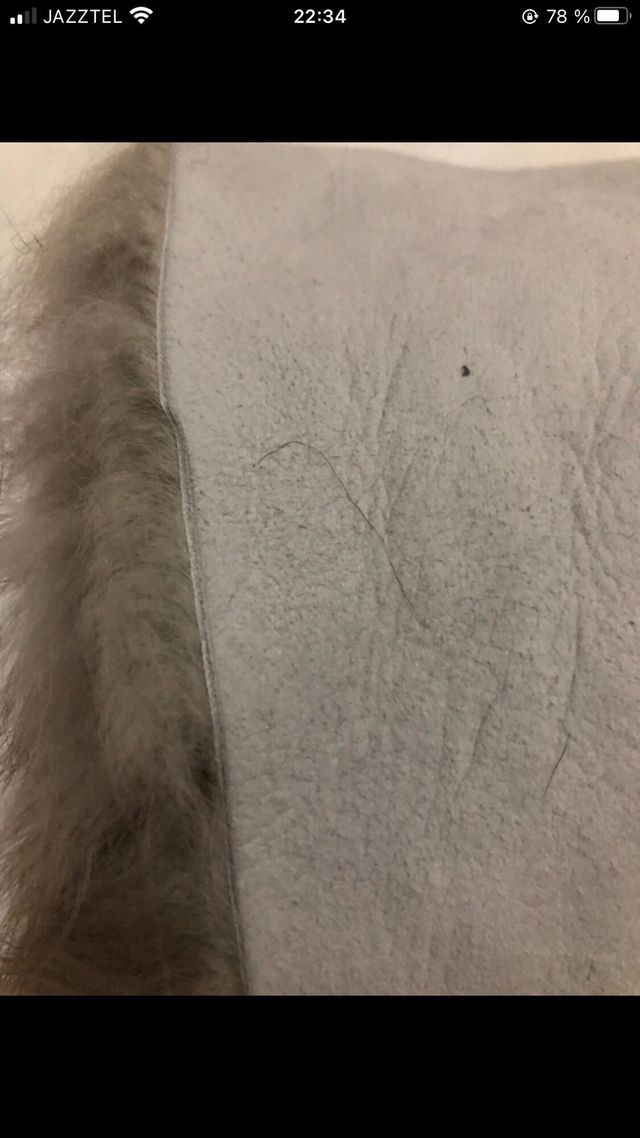 Retal piel natural marrón