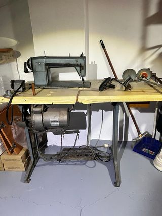 Máquina coser Pfaff industrial y una plana alfa 