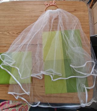 Velo novia blanco - Talla única