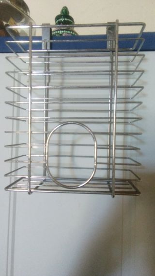 Colgador metálico para bolsas