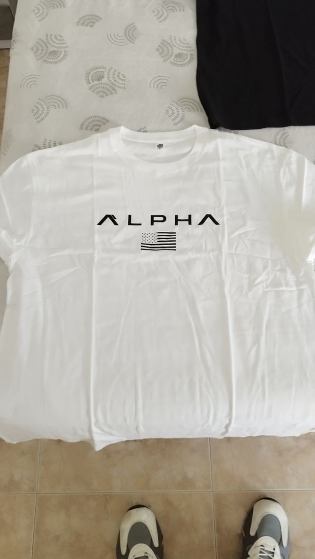 2 Camisetas Alpha verano hombre