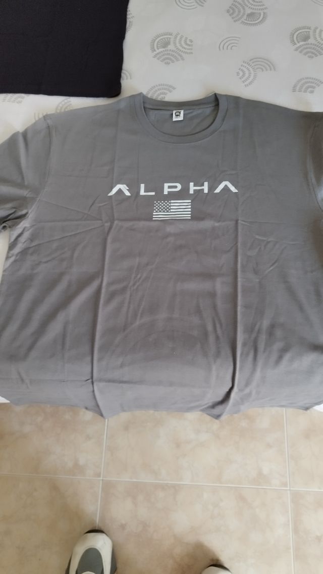 2 Camisetas Alpha verano hombre