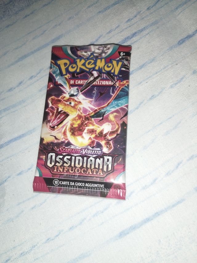 Busta Carte Pokemon - Ossidiana Infuoco