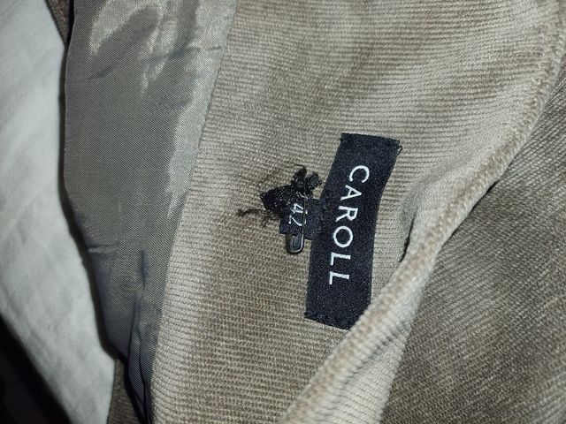 Falda marrón de pana