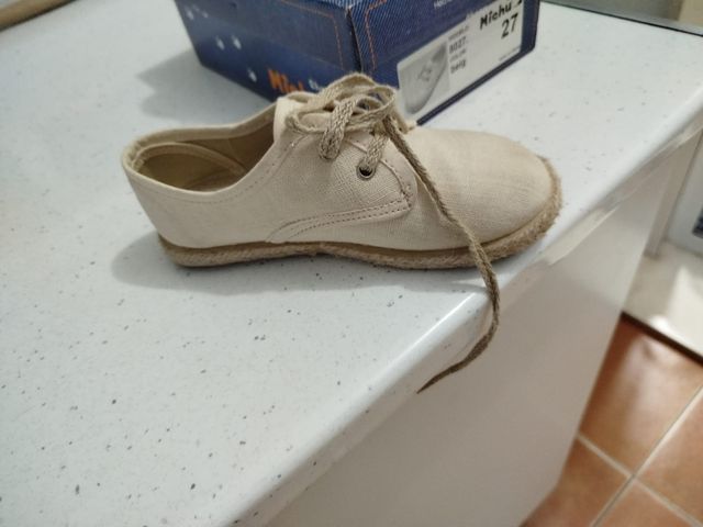 Zapatos niño lino MICHU 27