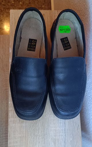 Mocasines mujer - negros, talla 38