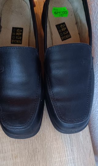 Mocasines mujer - negros, talla 38