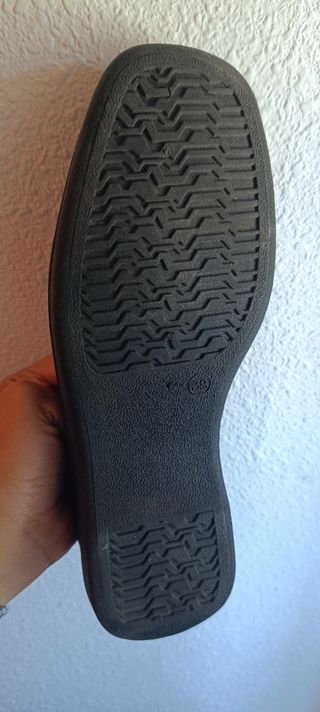Mocasines mujer - negros, talla 38
