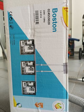 Lampara techo Boston 3 luces