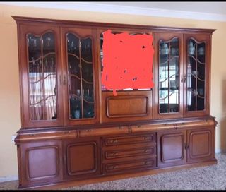 Mueble salón madera maciza