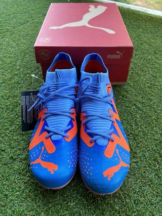 Scarpe Puma Calcio - Blu Arancio