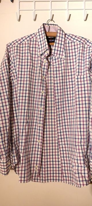 Camisa cuadros Zara hombre