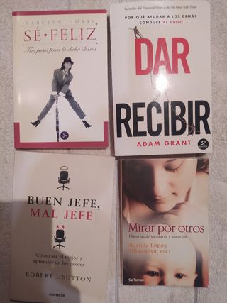 4 libros de autoayuda 
