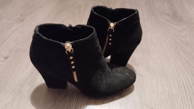 Botines negros tacón - nº 37