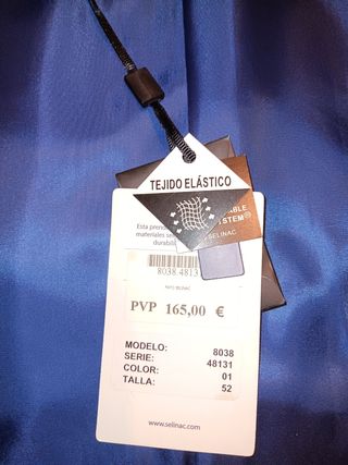 Traje TUTTOMULTI azul - Talla 52