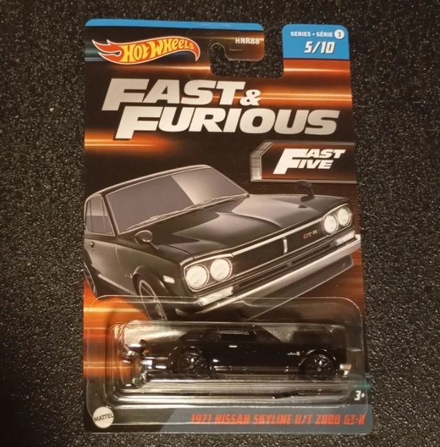 Hot Wheels Nissan Skyline Fast & Furious