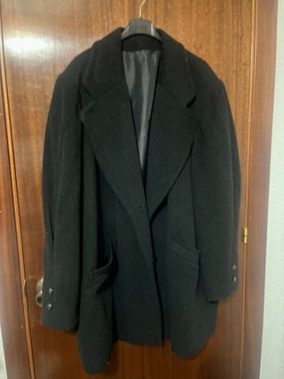 Abrigo negro - Talla Grande