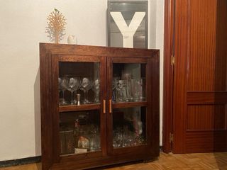 Vitrina madera - Mueble cristal