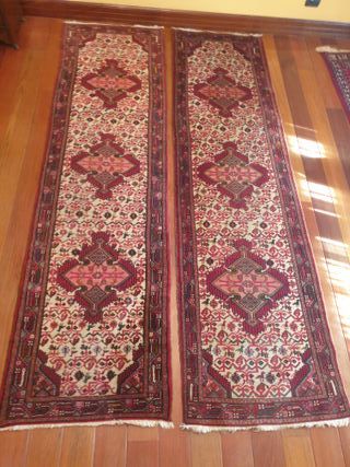 2 TAPPETI PERSIANI TAJABAD - PASSERELLA - 0,75X2,9m