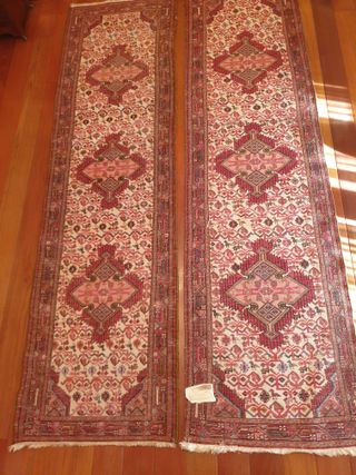 2 TAPPETI PERSIANI TAJABAD - PASSERELLA - 0,75X2,9m