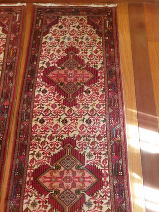 2 TAPPETI PERSIANI TAJABAD - PASSERELLA - 0,75X2,9m