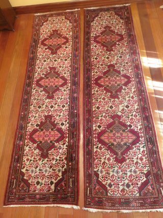 2 TAPPETI PERSIANI TAJABAD - PASSERELLA - 0,75X2,9m