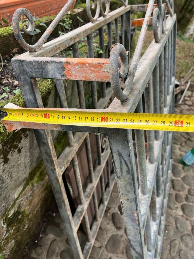 Verjas ventanas hierro forja antigua