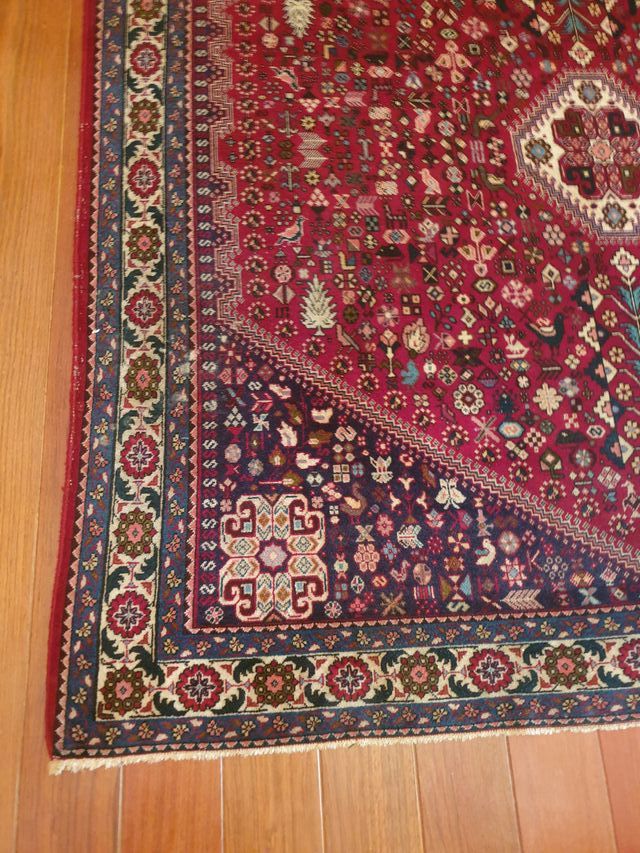 ALFOMBRA PERSA ANUDADA A MANO ABADEH 216x200cm