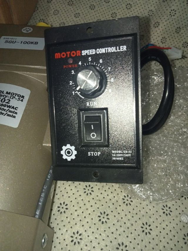 Motor con control de velocidad 5GU-100KB