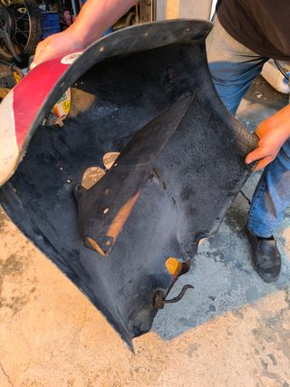 Carenado moto antigua