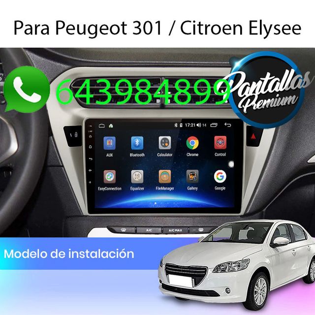 Radio pantalla Android para Citroen Elysee 301