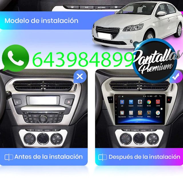 Radio pantalla Android para Citroen Elysee 301