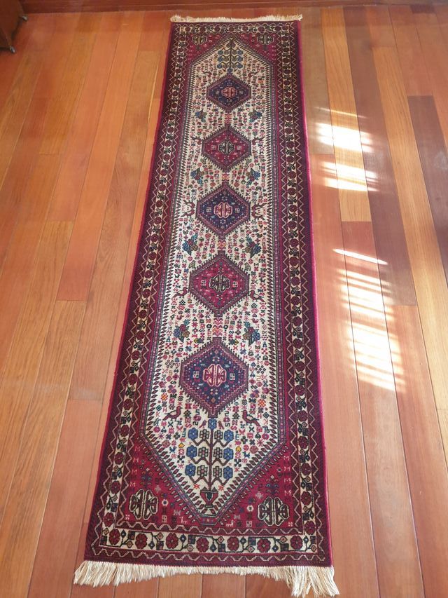 ALFOMBRA PASILLO PERSA ABADEH ANUDADA 0,80x2,95m